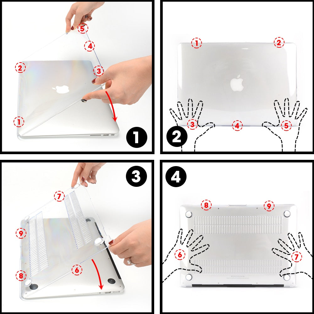 Hülle für ihr MacBook