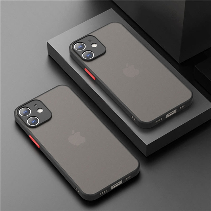 High-quality robust case for your iPhone. Black, Blue, Dark Green and Space Gray.
