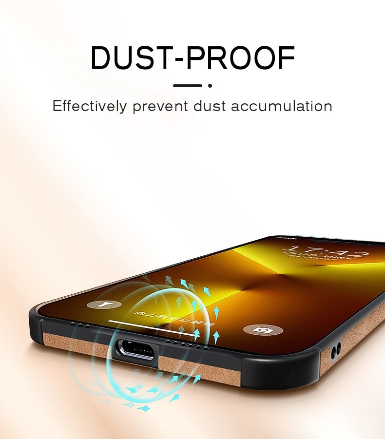 Luxurious leather case for your iPhone