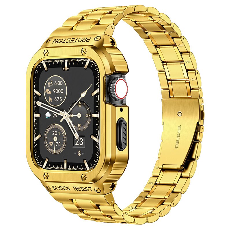 Hochwertiges Armband mit Case für ihre Apple Watch