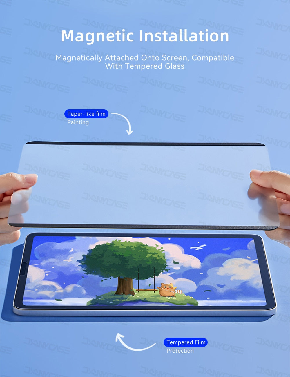 Magnetische PaperLike Schutzfolie für ihr iPad