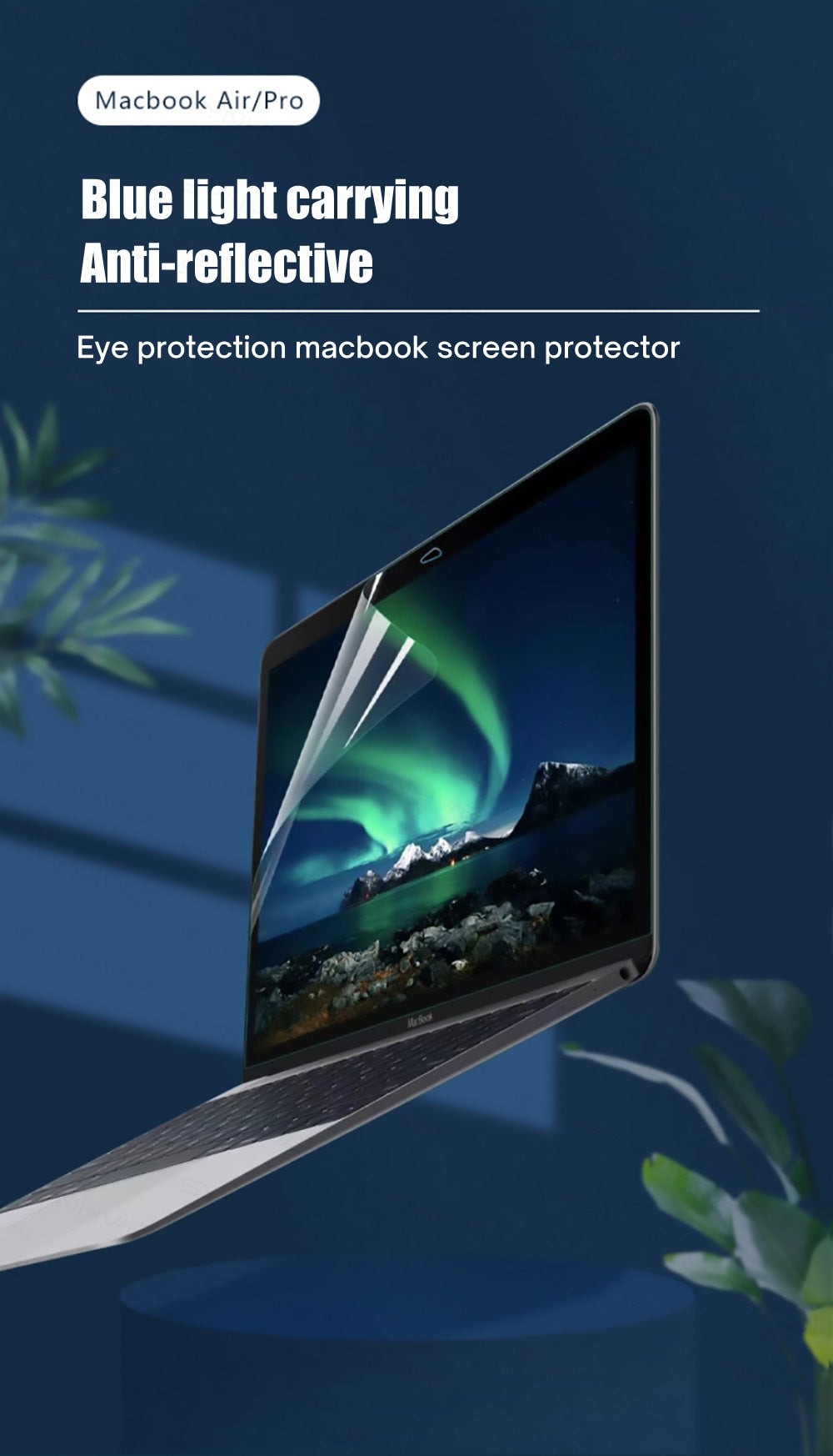 Anti Blaulicht Panzerglas für ihr MacBook