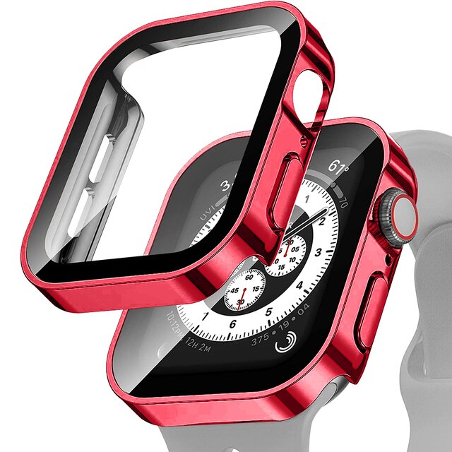Cover mit eingebautem Panzerglas für ihre Apple Watch
