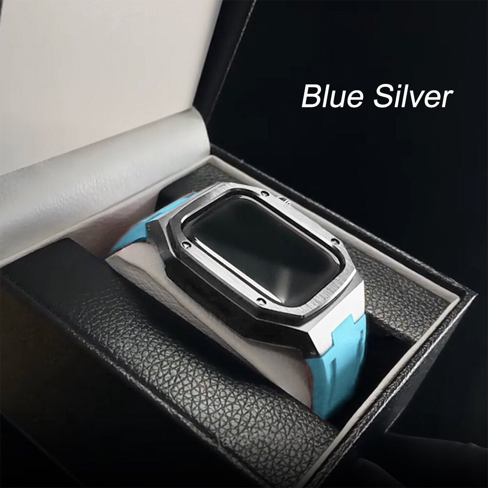 Audemars Piquet Stil Metall Armband Handgefertigt für ihre Apple Watch