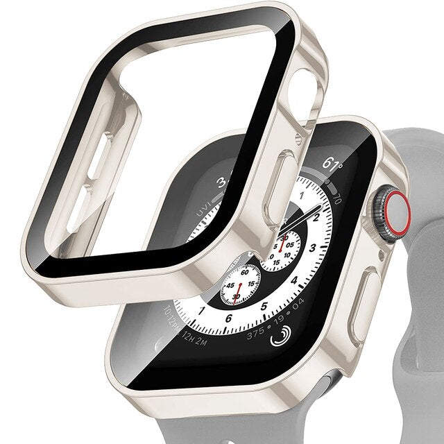 Cover mit eingebautem Panzerglas für ihre Apple Watch