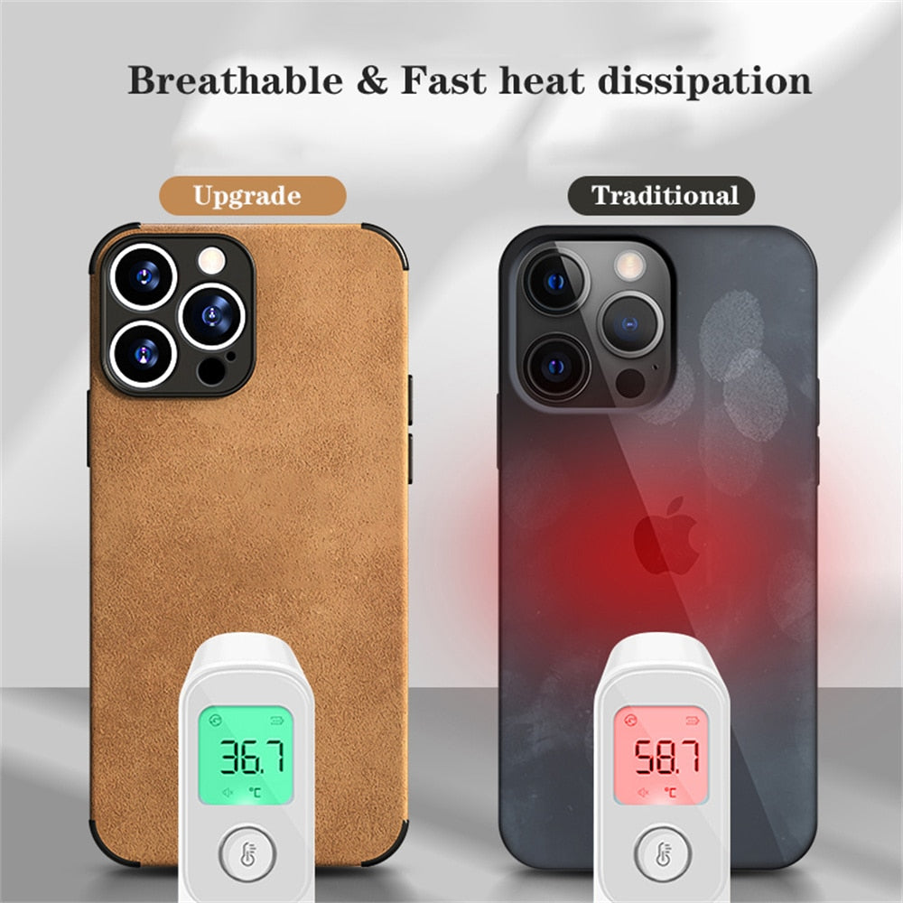 Luxurious leather case for your iPhone