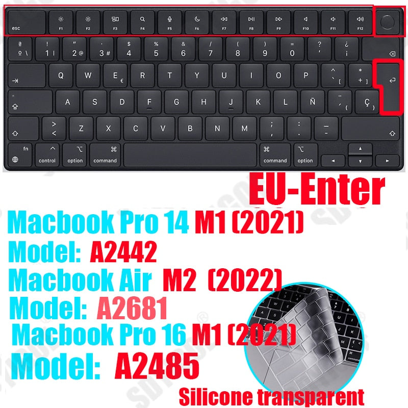 Tastaturschutz für ihr MacBook