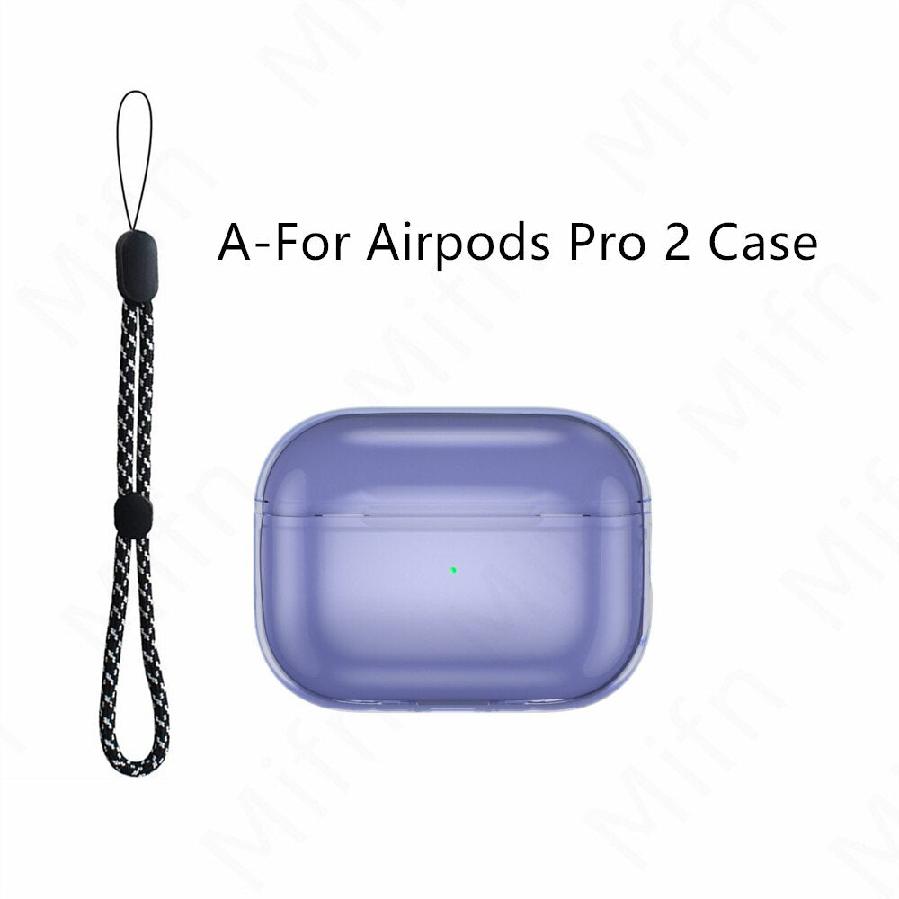 Durchsichtige Hülle für ihre AirPods Pro 2