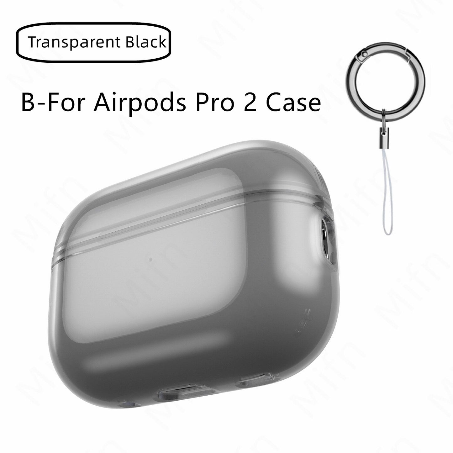 Durchsichtige Hülle für ihre AirPods Pro 2