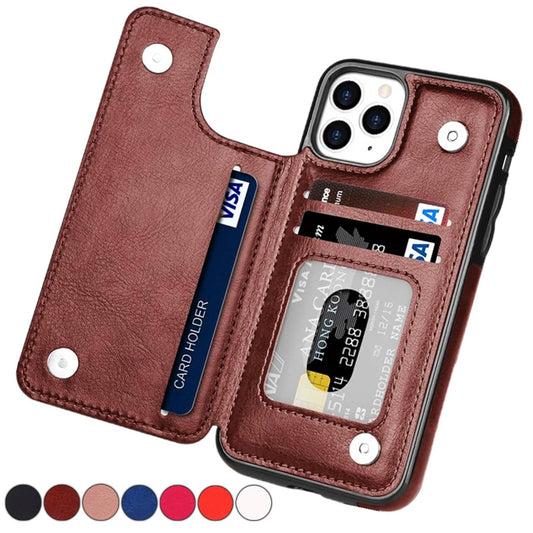 Retro flip leather case for your iPhone