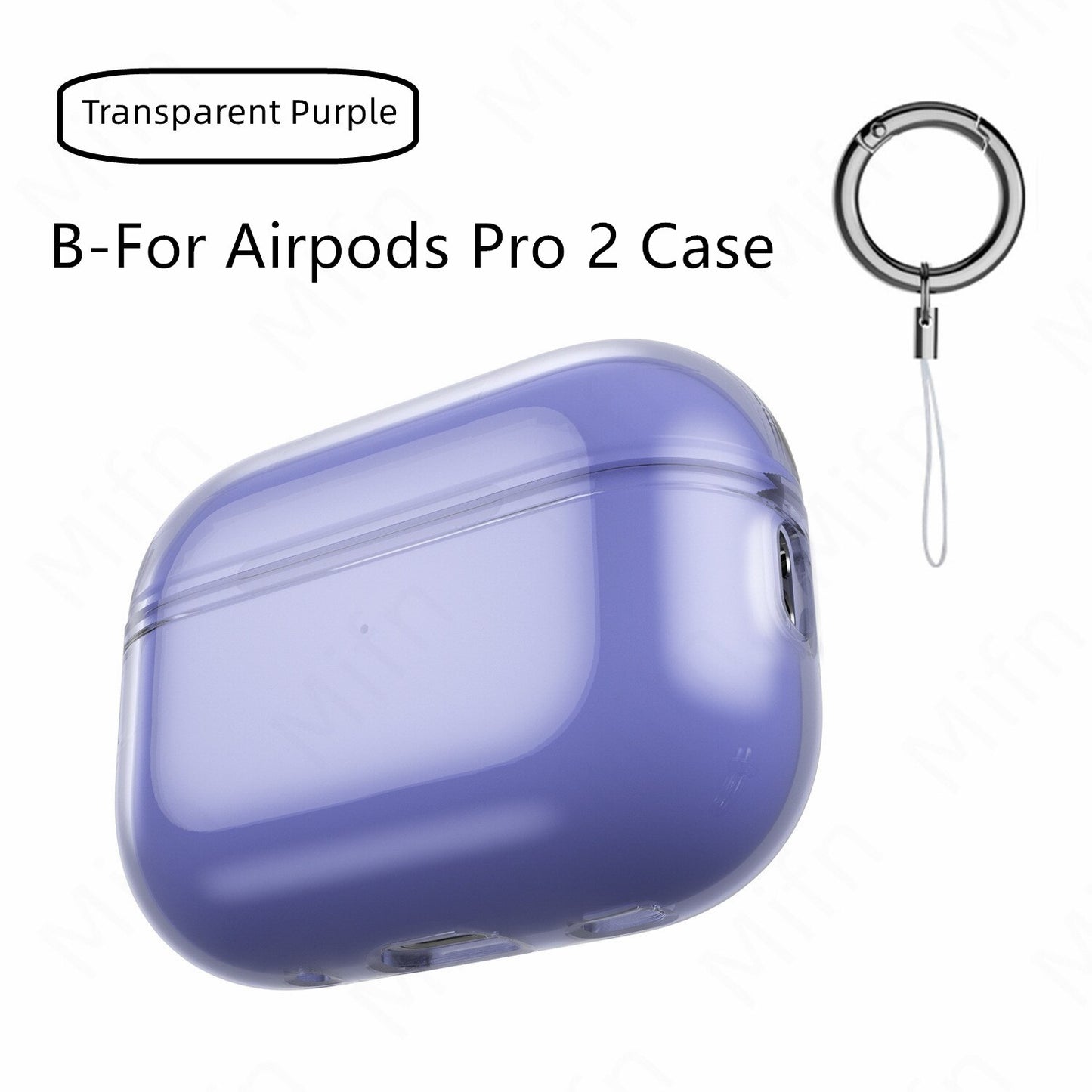 Durchsichtige Hülle für ihre AirPods Pro 2