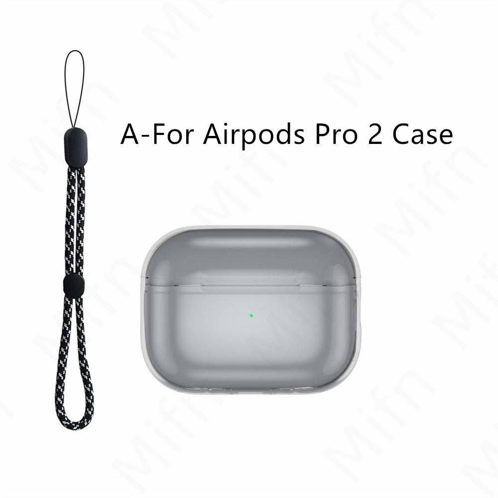 Durchsichtige Hülle für ihre AirPods Pro 2